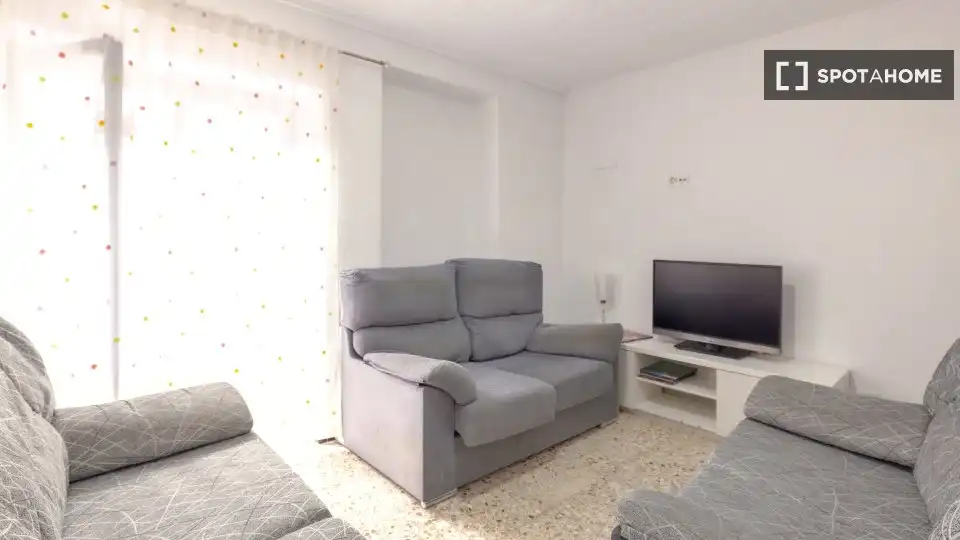 Wohnzimmer von Wohnung zur untervermieten in Elche / Elx mit Klimaanlage, Heizung und Möbliert