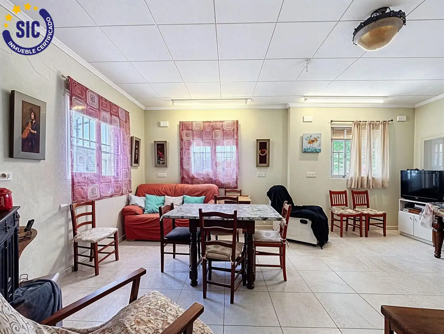 Comedor de Casa o chalet en venta en Llocnou d'En Fenollet con Terraza