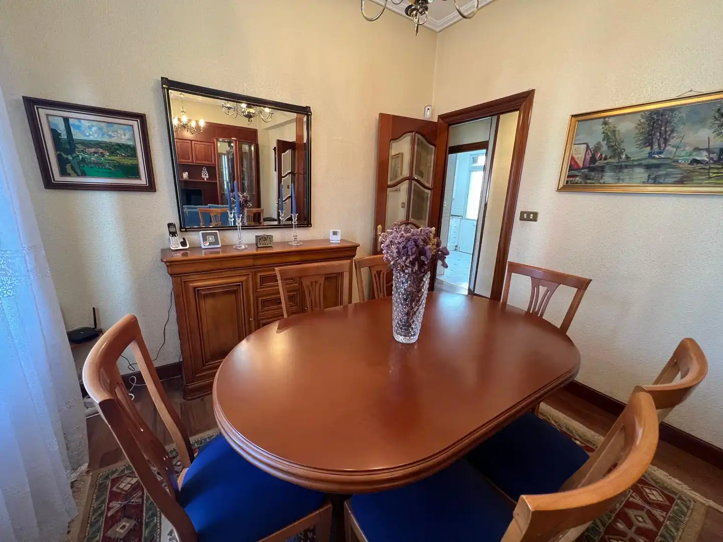 Esszimmer von Wohnung zum Verkauf in Bilbao  mit Heizung und Balkon