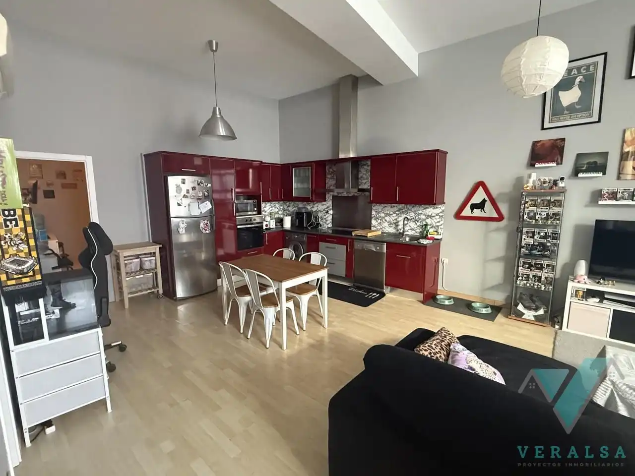 Cocina de Loft en venta en San Sebastián de los Reyes con Aire acondicionado