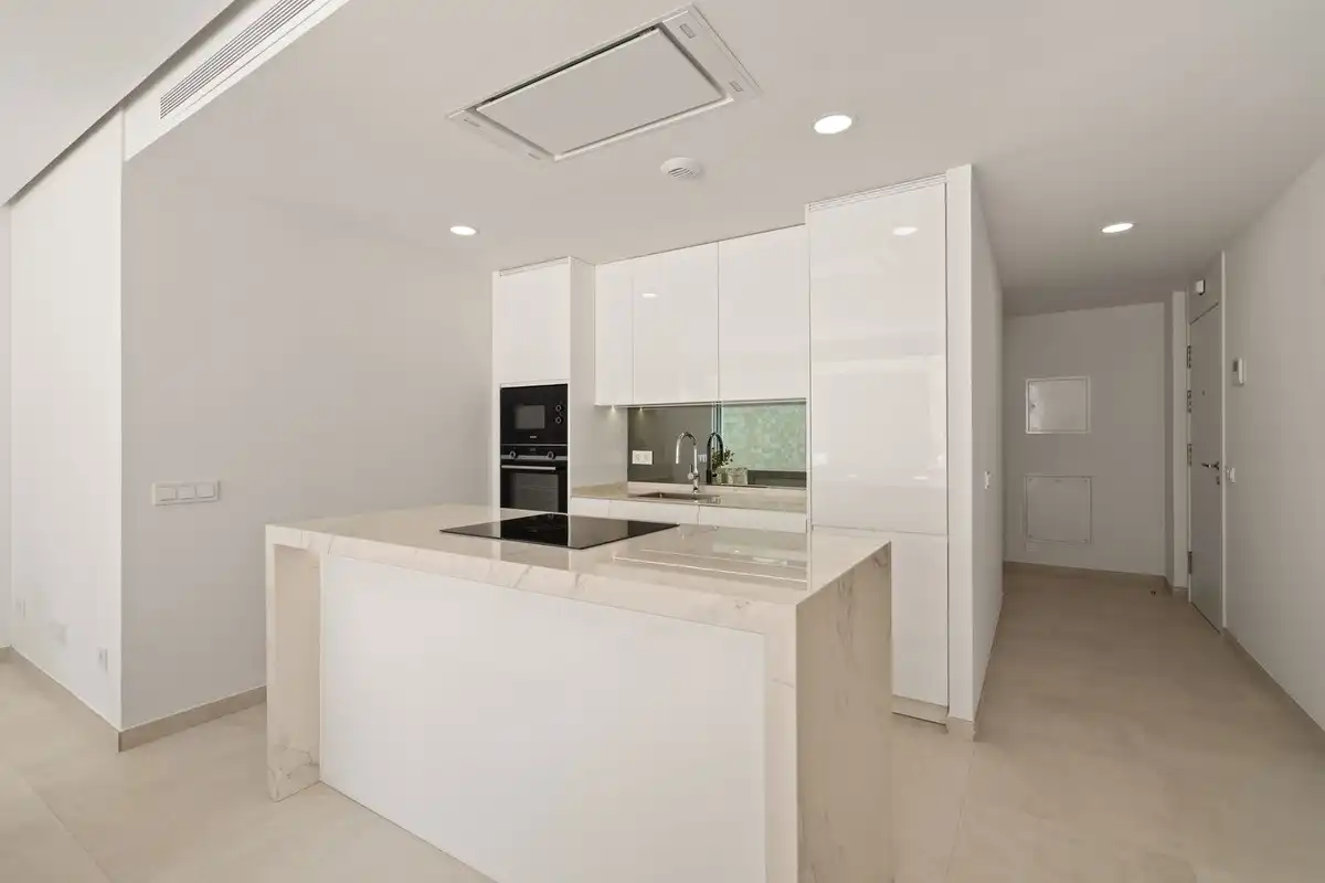 Küche von Erdgeschoss zum Verkauf in Mijas mit Klimaanlage, Heizung und Terrasse
