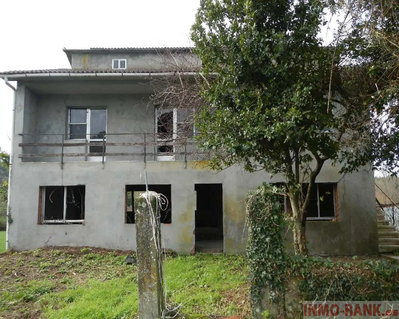 Vista exterior de Casa o chalet en venta en A Estrada  con Terraza y Balcón