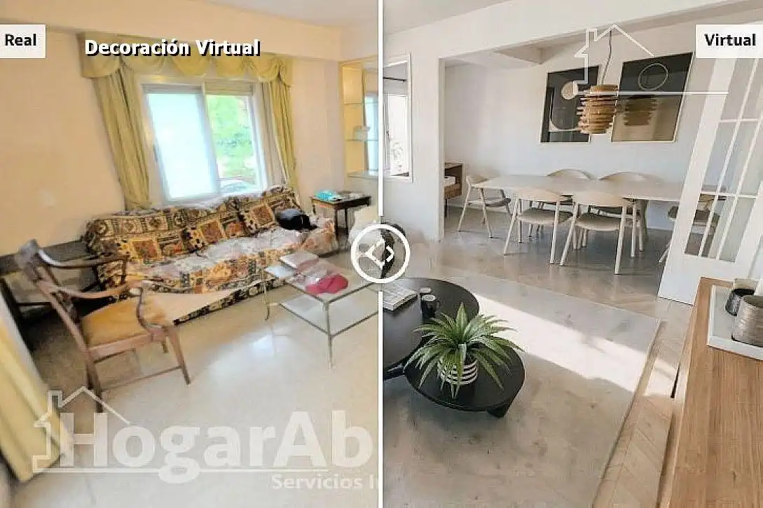Living room of Flat for sale in Valencia  with Heating and Balcony