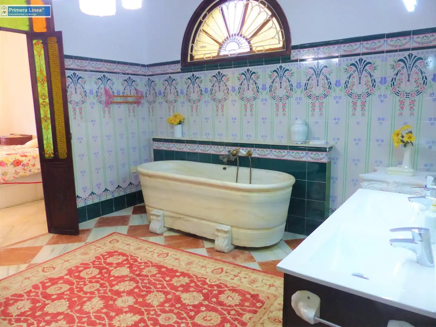 Baño de Casa o chalet en venta en Cartagena con Calefacción, Jardín privado y Parquet