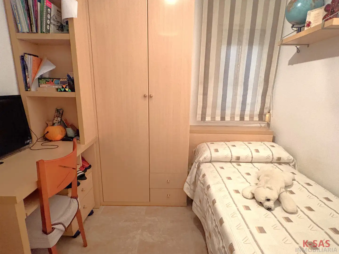 Bedroom of Flat for sale in Esplugues de Llobregat  with Heating, Furnished and Oven
