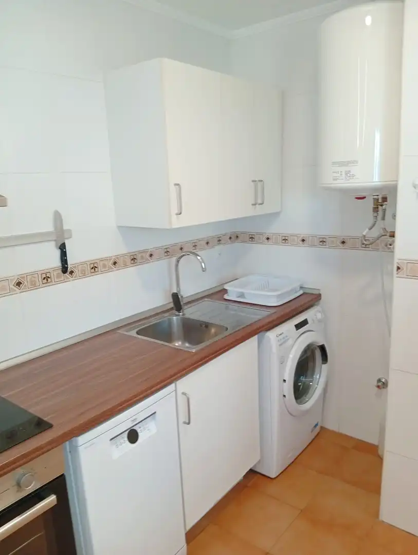 Kitchen of Flat for rent in Málaga  with Air Conditioner, Terrace and Furnished