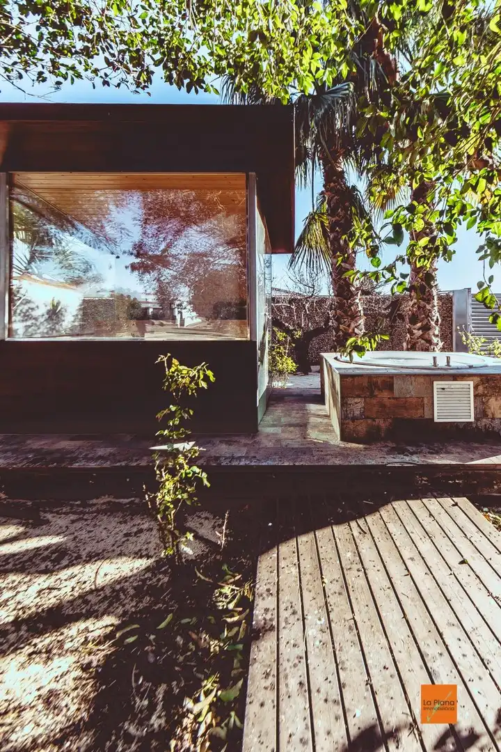 Jardín de Casa o chalet en venta en Santa Bàrbara con Calefacción, Jardín privado y Parquet