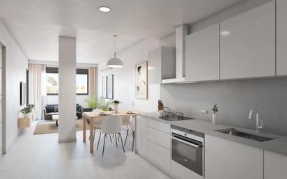 Cuina de Apartament en venda en Benalmádena amb Jardí privat, Terrassa i Piscina