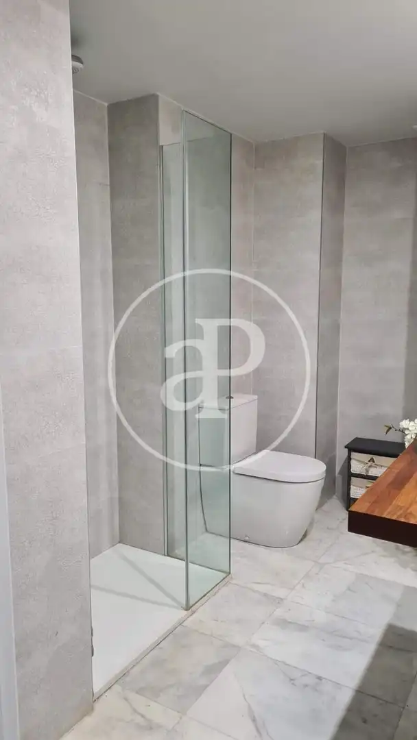 Baño de Piso de alquiler en Valencia con Aire acondicionado, Calefacción y Terraza