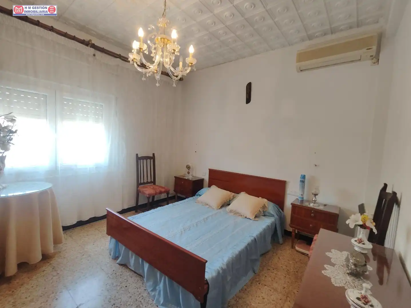 Schlafzimmer von Einfamilien-Reihenhaus zum Verkauf in Alcázar de San Juan mit Klimaanlage