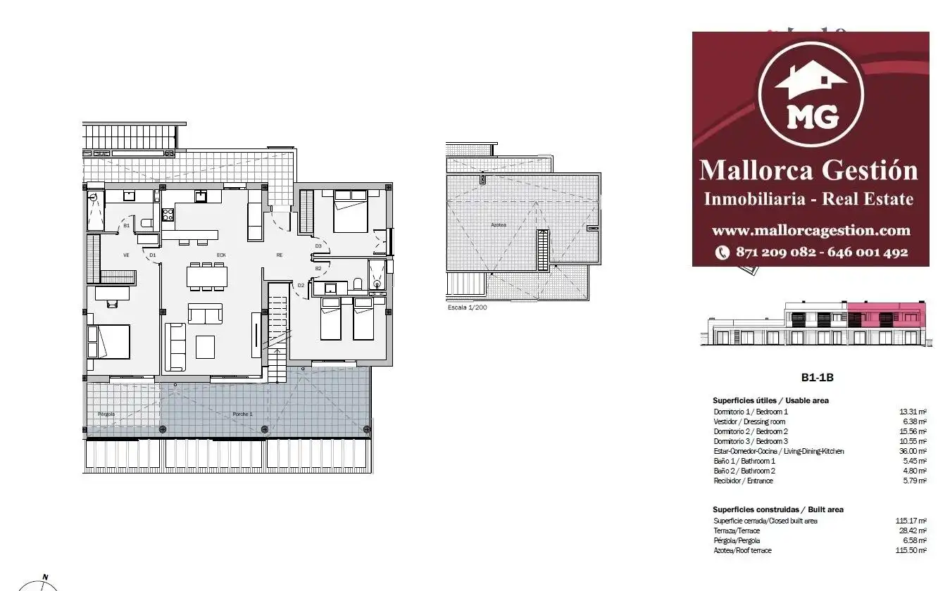 Penthouse mit Pool zum Verkauf in Sa Ràpita - Ses Covetes, imagen 25
