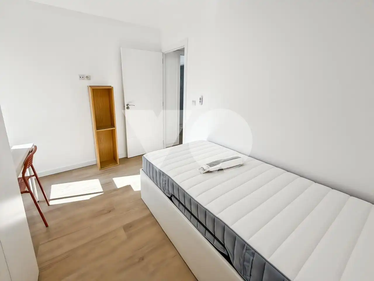 Bedroom of Flat for share in Madrid  with Heating and Furnished