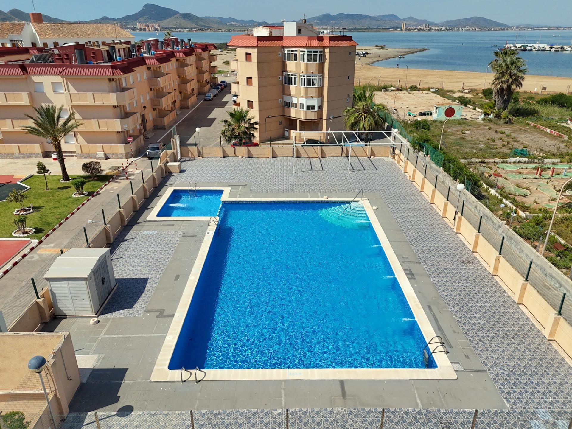 Swimming pool of Flat for sale in La Manga del Mar Menor  with Air Conditioner, Heating and Terrace