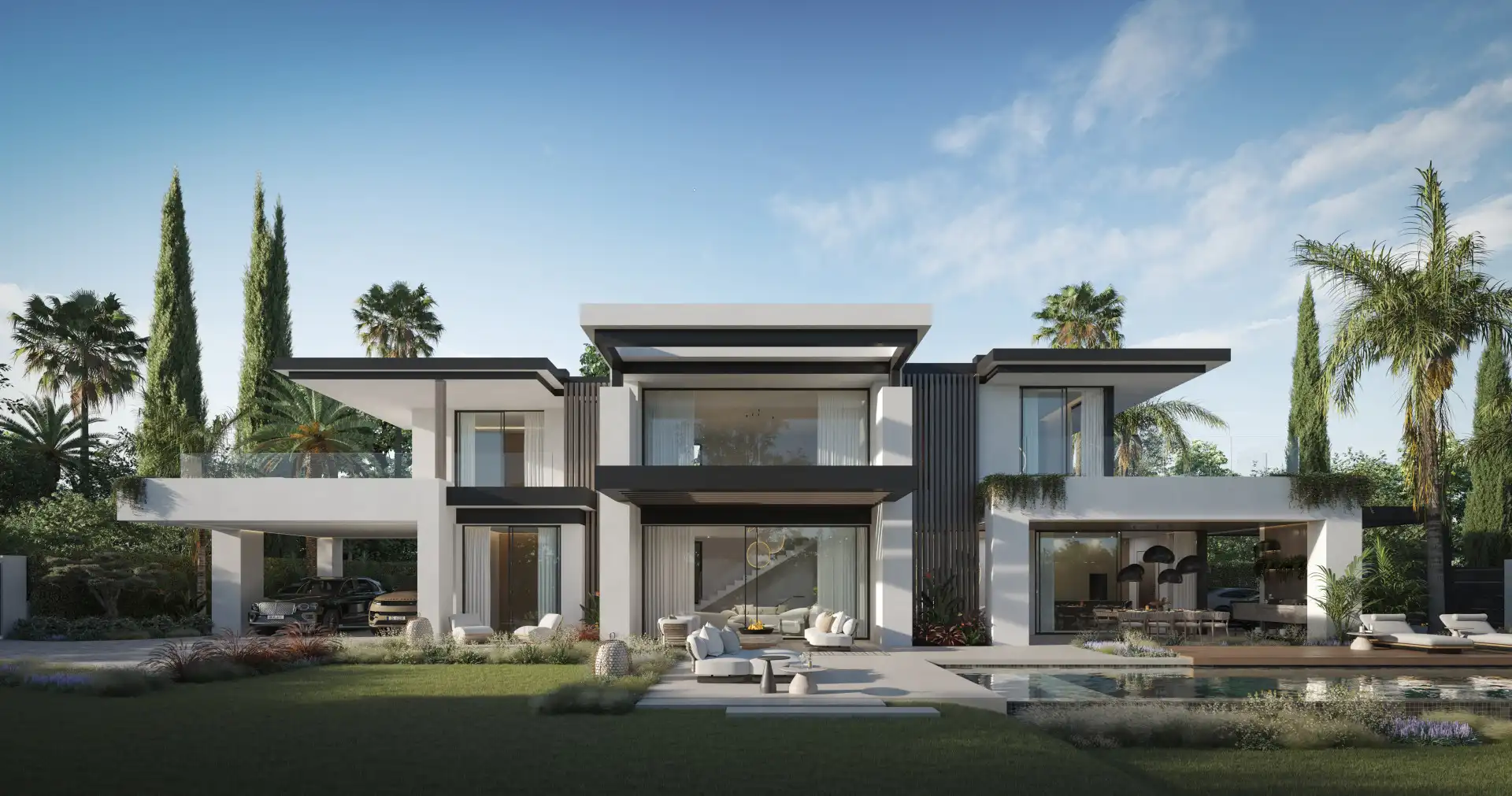 Vista exterior de Casa o xalet en venda en Marbella amb Aire condicionat, Calefacció i Jardí privat