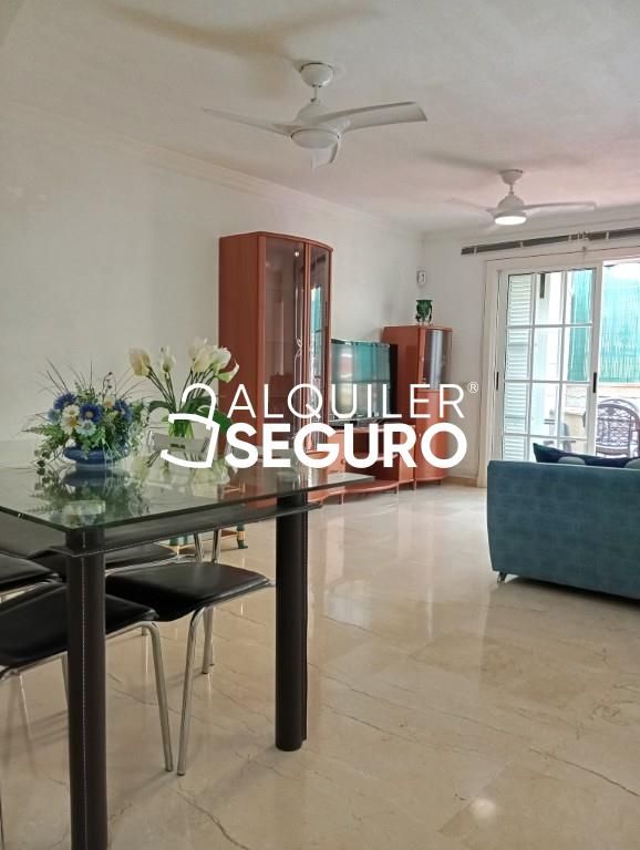 Living room of House or chalet to rent in Santa María de Guía de Gran Canaria  with Air Conditioner, Terrace and Furnished
