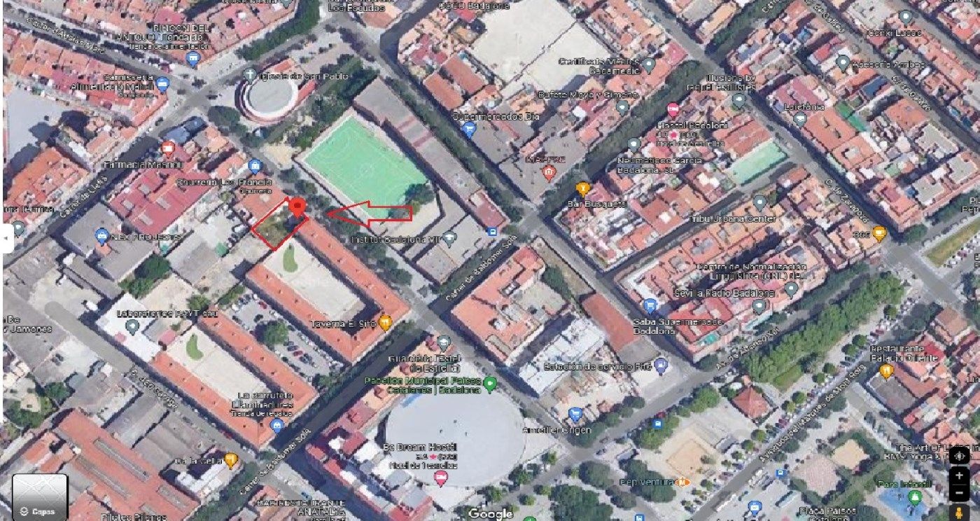 Vista exterior de Residencial en venda en Badalona