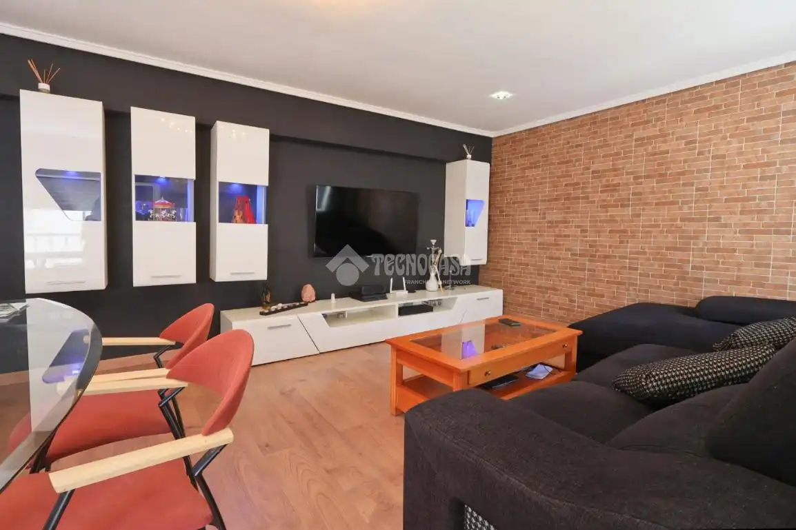 Living room of Flat for sale in Sagunto / Sagunt  with Air Conditioner, Furnished and Balcony
