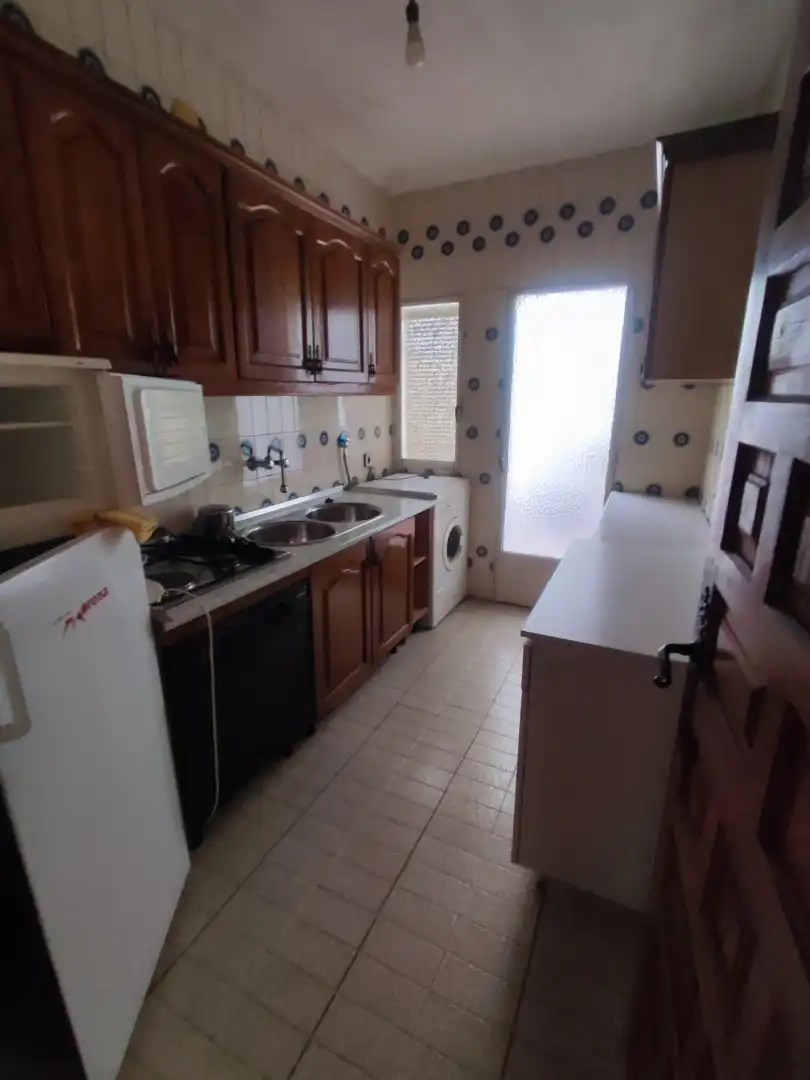 Kitchen of Flat for sale in Plasencia  with Heating, Terrace and Furnished