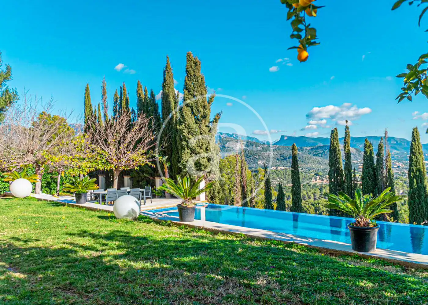 Jardín de Casa o chalet de alquiler en Esporles con Aire acondicionado, Calefacción y Jardín privado