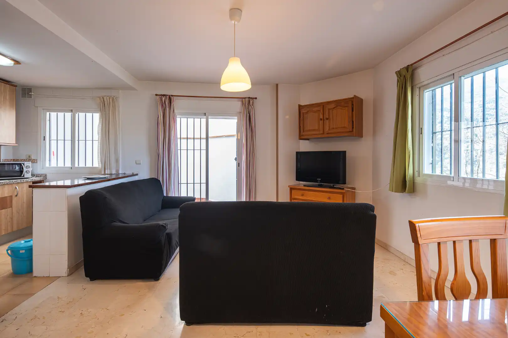 Sala de estar de Piso en venta en Güéjar Sierra con Aire acondicionado, Terraza y Amueblado