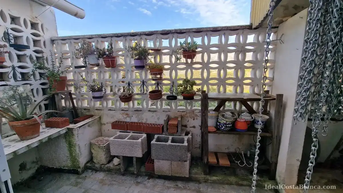 Terrasse von Country house zur Miete in El Castell de Guadalest, Alicante