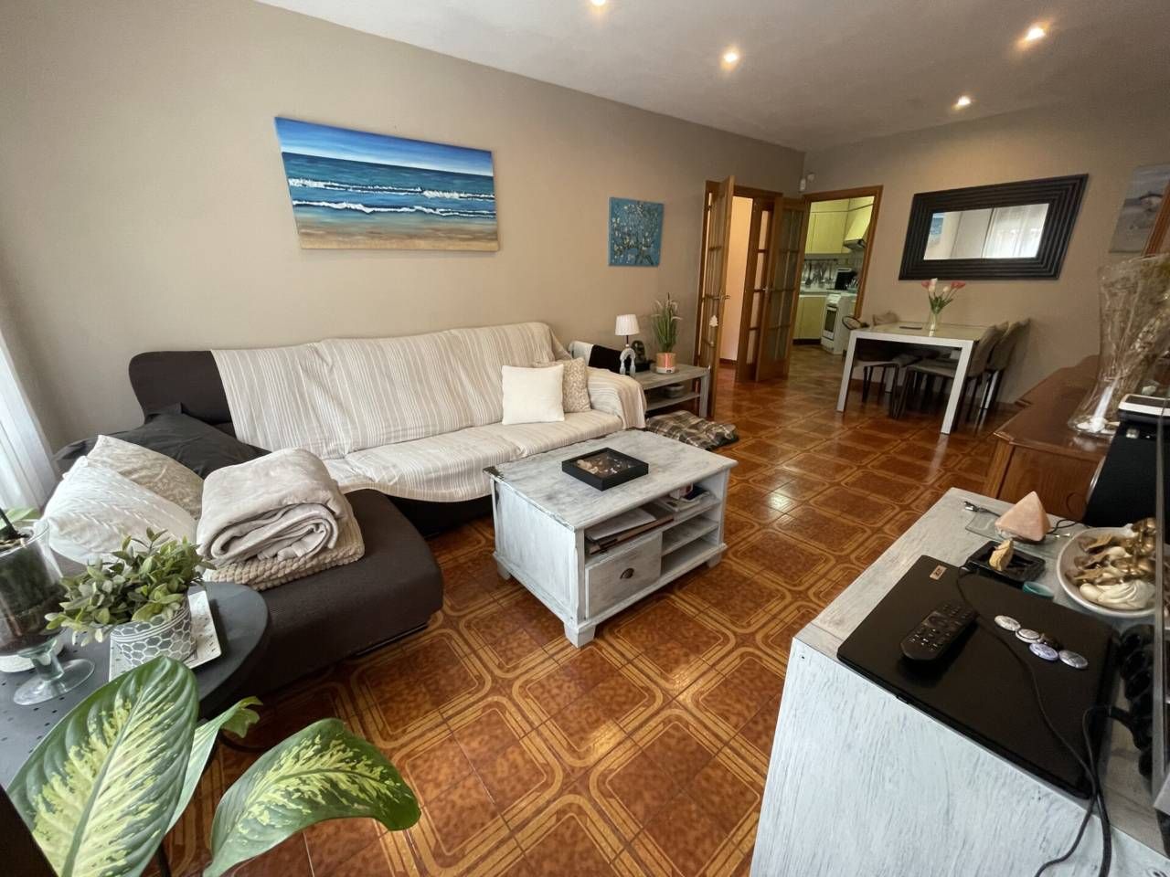 Sala d'estar de Pis en venda en Mataró amb Balcó