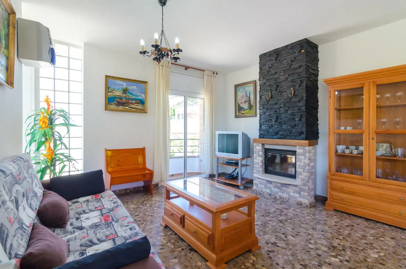 Sala d'estar de Casa o xalet en venda en Lloret de Mar amb Terrassa i Piscina