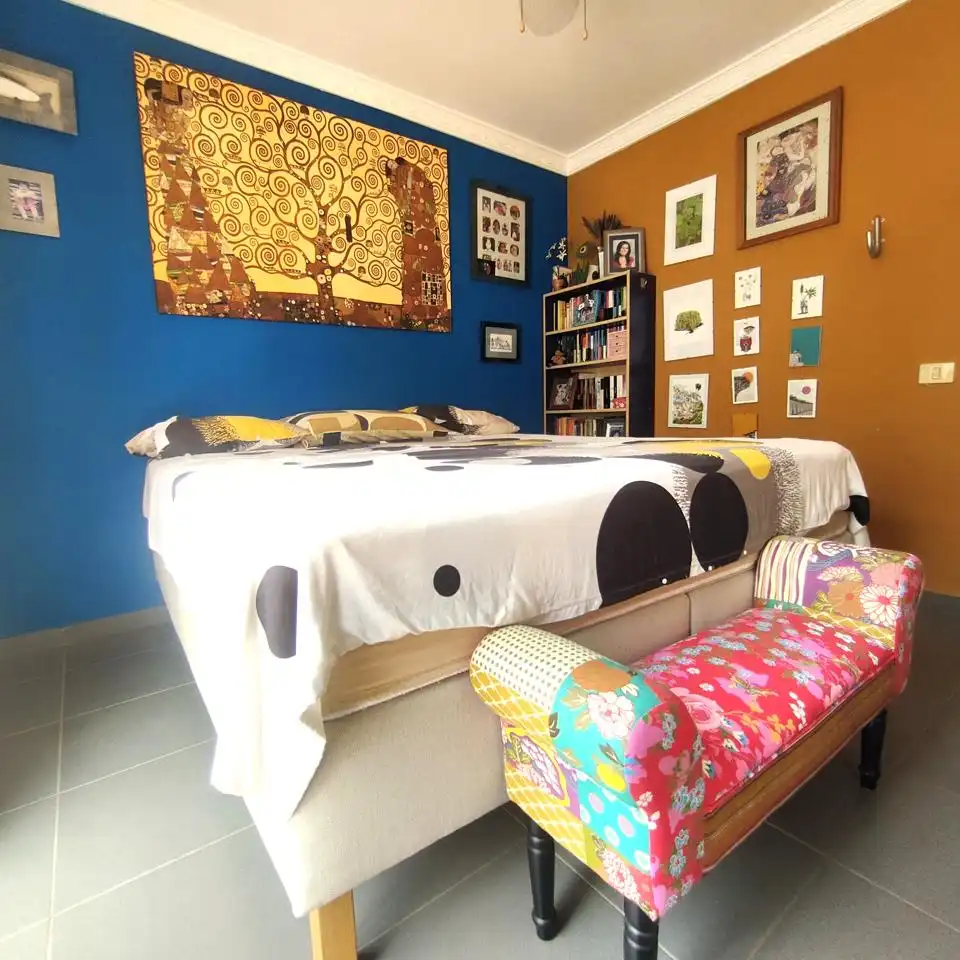 Schlafzimmer von Haus oder Chalet zur Miete in Mogán mit Privatgarten, Terrasse und Abstellraum