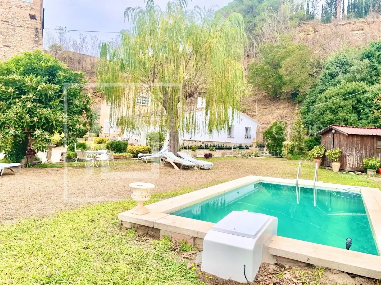 Piscina de Casa o xalet en venda en Girona