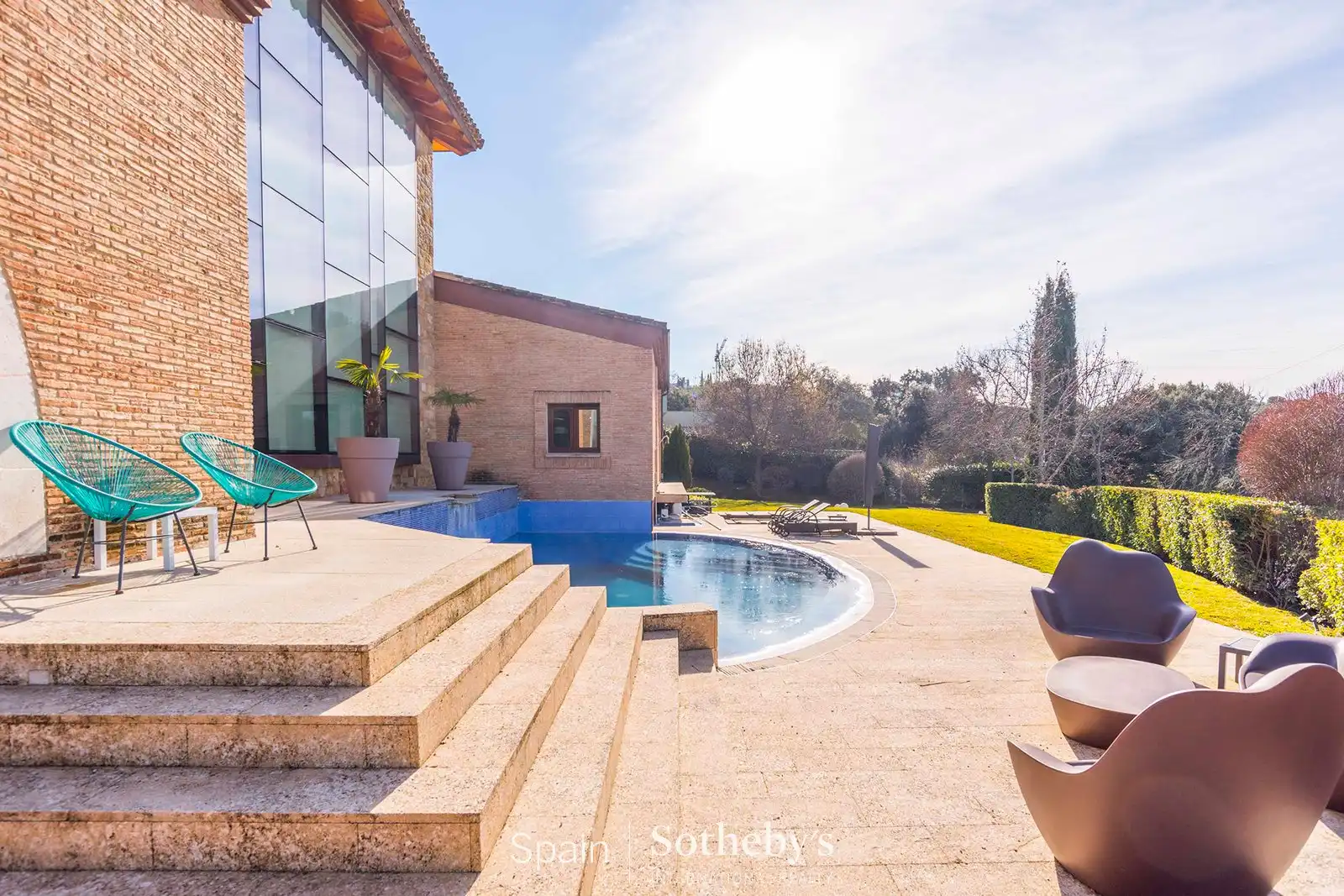 Swimming pool of Houses for sale in Algete  with Air Conditioner, Heating and Private garden