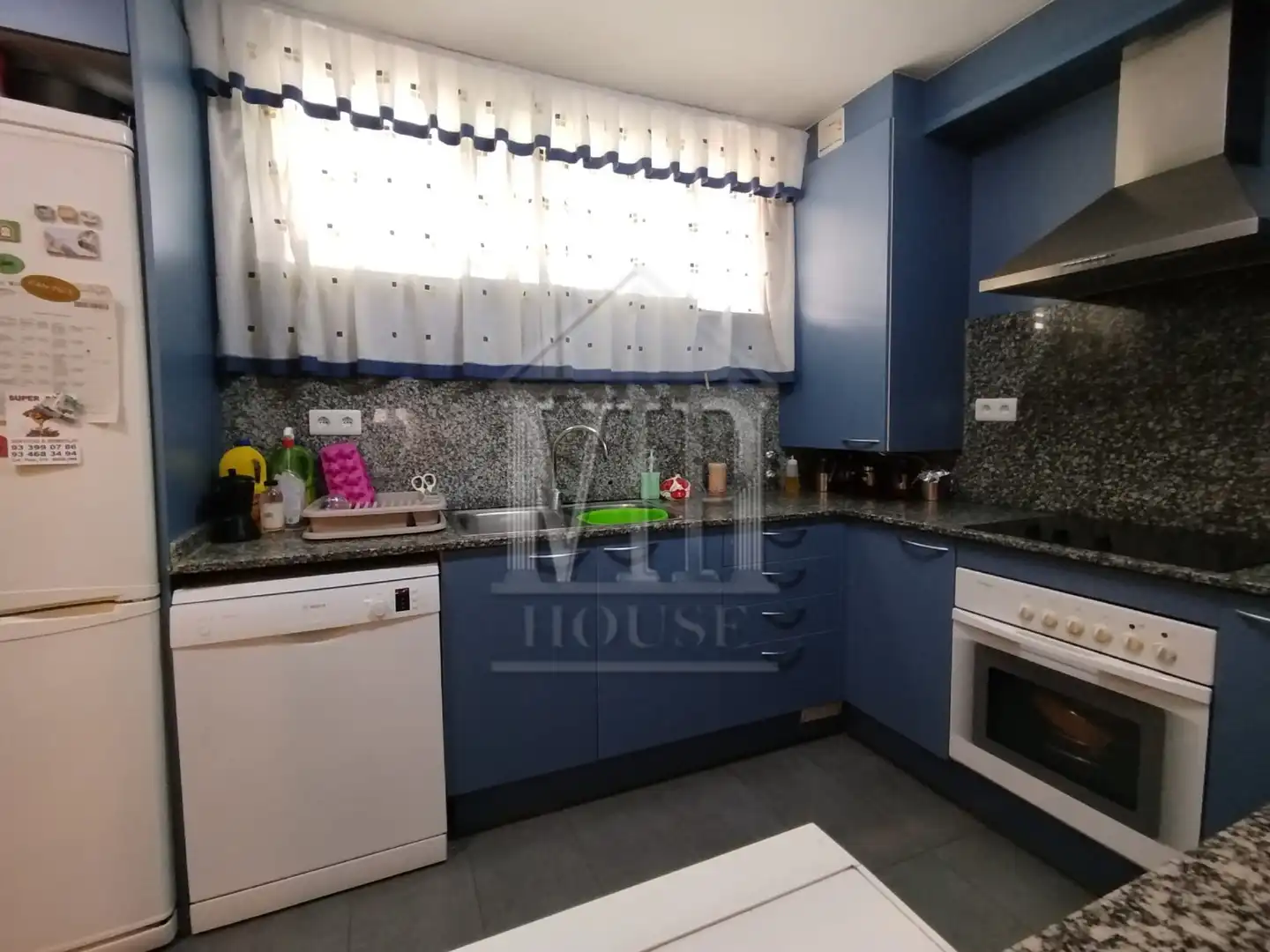 Kitchen of Flat for sale in Badalona  with Heating, Storage room and Furnished