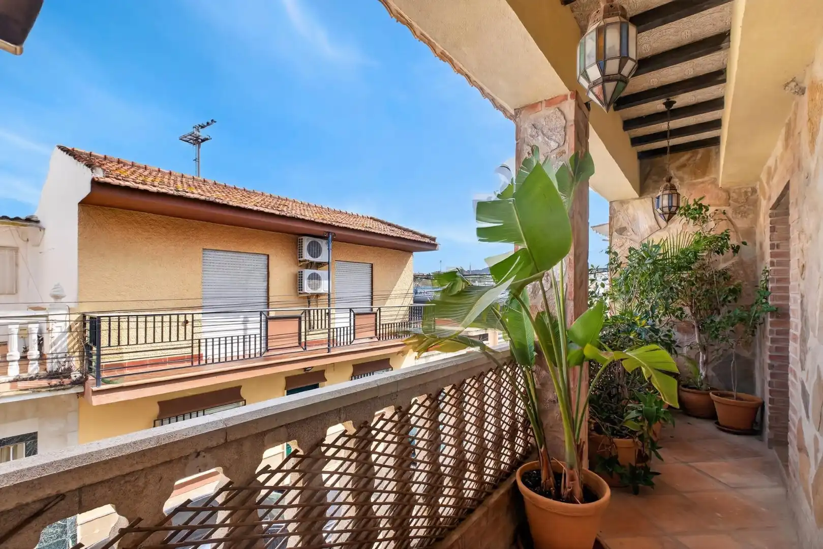 Balcony of Houses for sale in Málaga  with Air Conditioner, Heating and Private garden