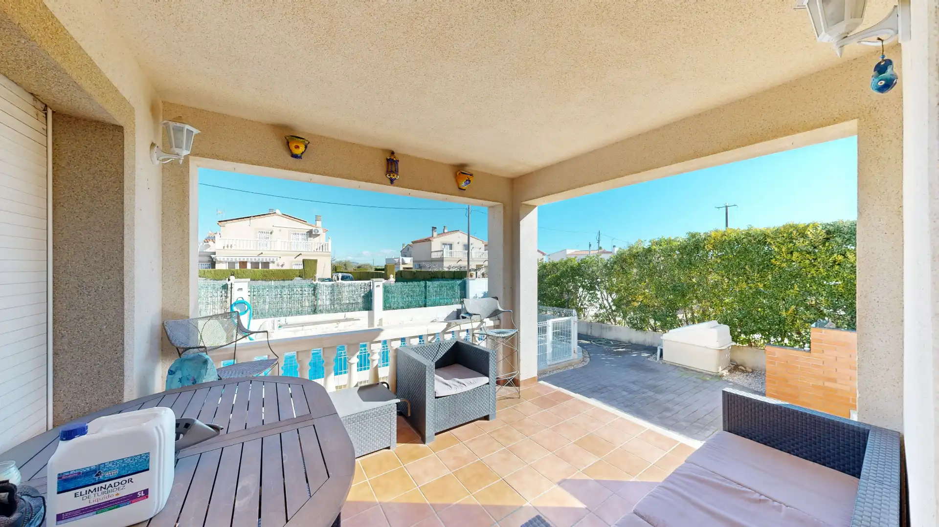 Terraza de Casa adosada en venta en L'Ametlla de Mar  con Aire acondicionado, Jardín privado y Terraza