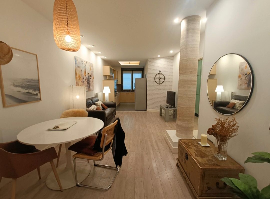 Living room of Flat for sale in Bilbao   with Heating, Storage room and Furnished