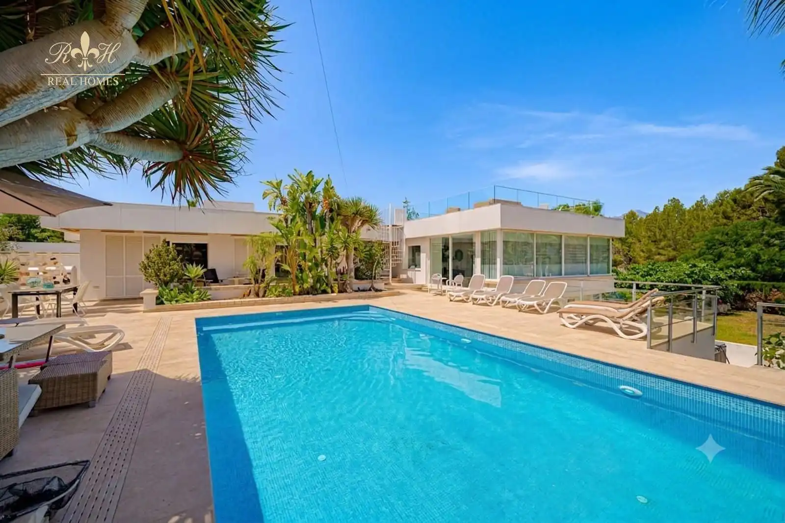 Swimming pool of Houses for sale in L'Alfàs del Pi  with Air Conditioner, Terrace and Swimming Pool