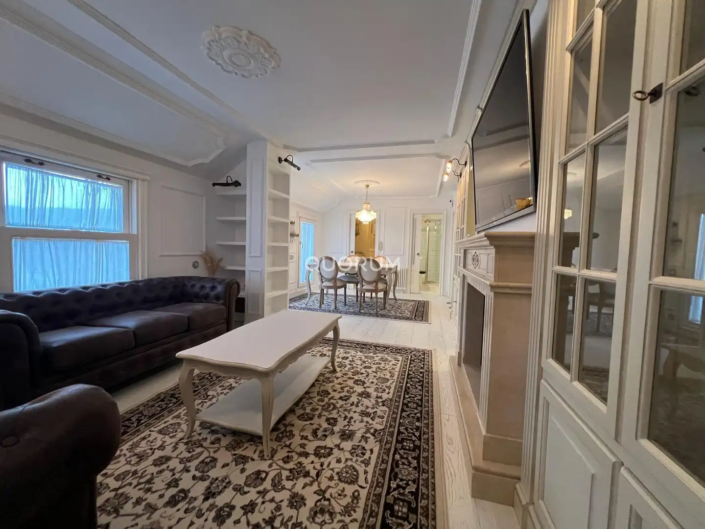 Sala de estar de Piso de alquiler en Bilbao  con Calefacción, Terraza y Amueblado