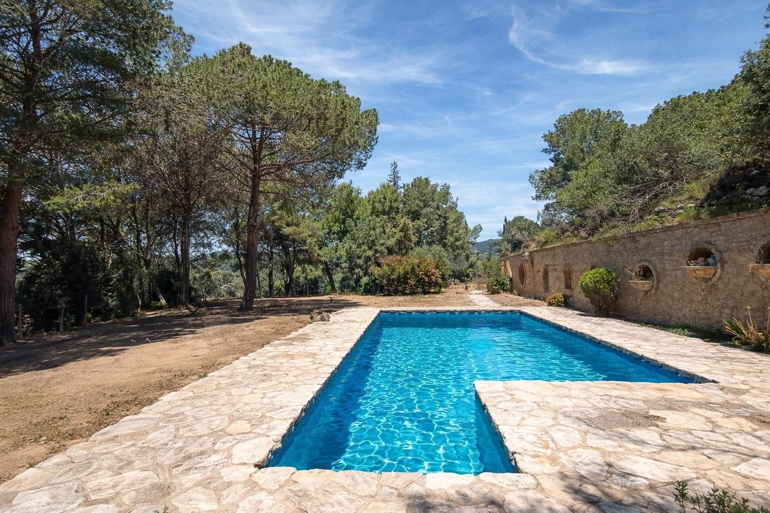 Swimming pool of Houses for sale in Castellvell del Camp  with Air Conditioner, Private garden and Parquet flooring