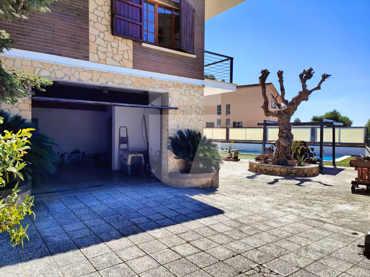 Terraza de Casa o chalet en venta en Tiana con Aire acondicionado, Calefacción y Jardín privado