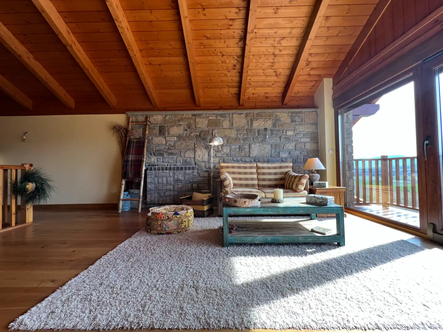 Sala de estar de Casa o chalet en venta en Jaca con Calefacción, Trastero y Balcón