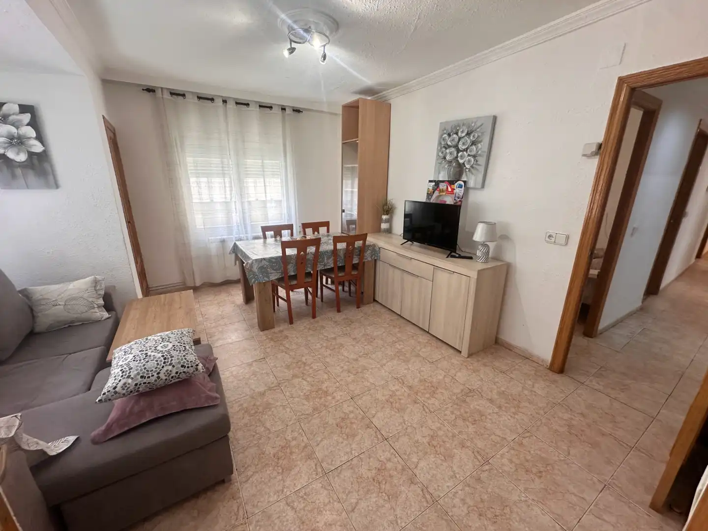 Sala de estar de Piso de alquiler en Cuenca con Calefacción, Amueblado y Horno