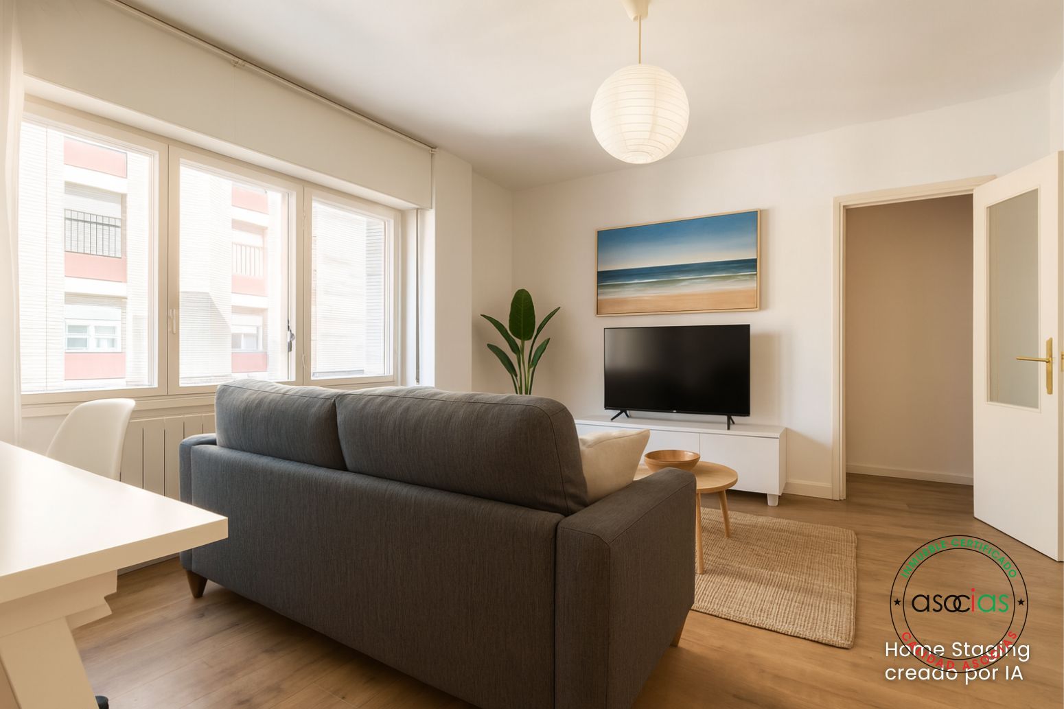 Living room of Flat for sale in Gijón   with Heating and Terrace