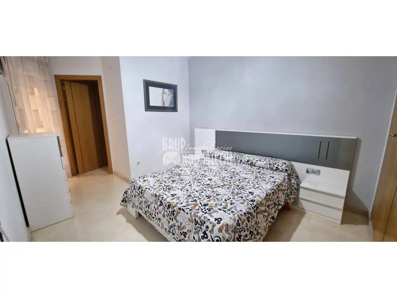 Schlafzimmer von Wohnung zur Miete in Massanassa mit Klimaanlage, Terrasse und Möbliert