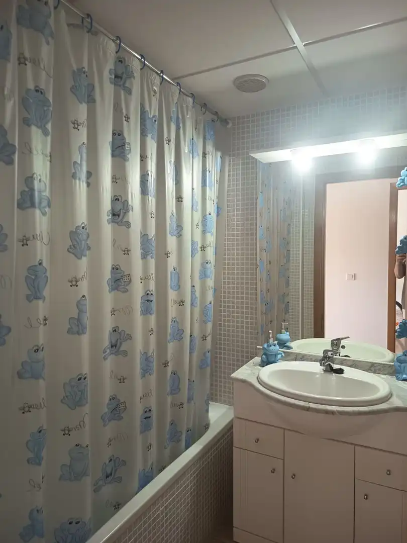 Badezimmer von Wohnungen zur Miete in Alcanar mit Klimaanlage, Heizung und Terrasse