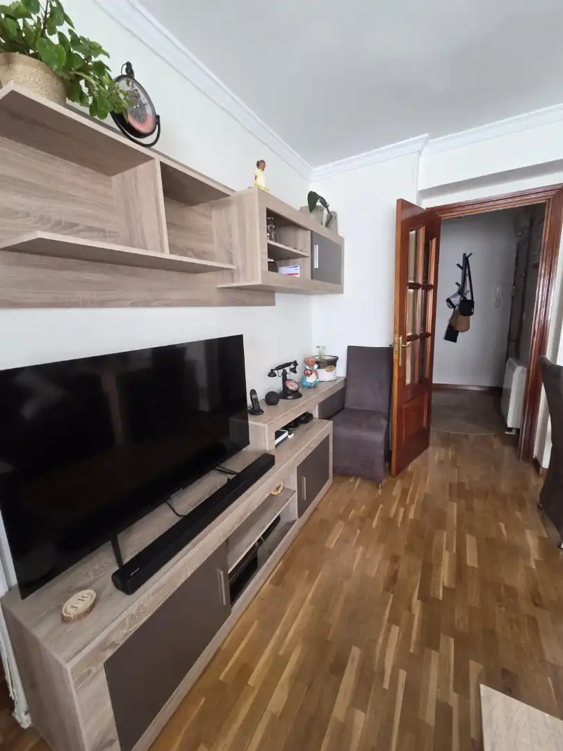 Living room of Flat for sale in Madrid  with Air Conditioner, Heating and Parquet flooring