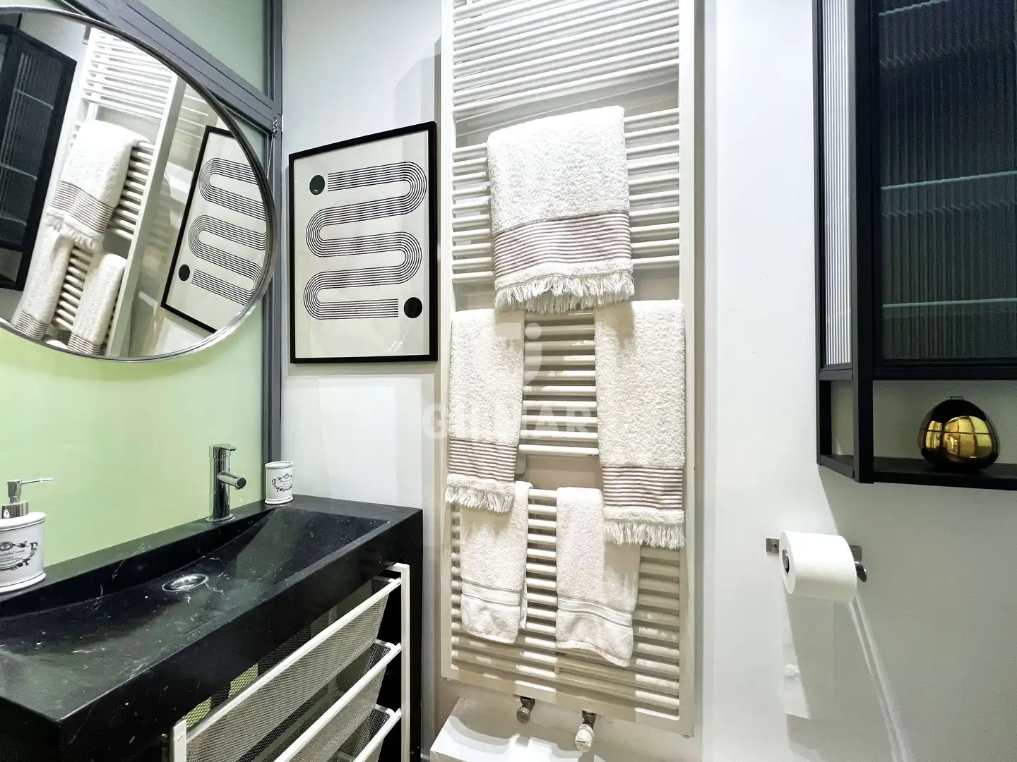 Badezimmer von Wohnung zum Verkauf in Madrid mit Heizung und Privatgarten