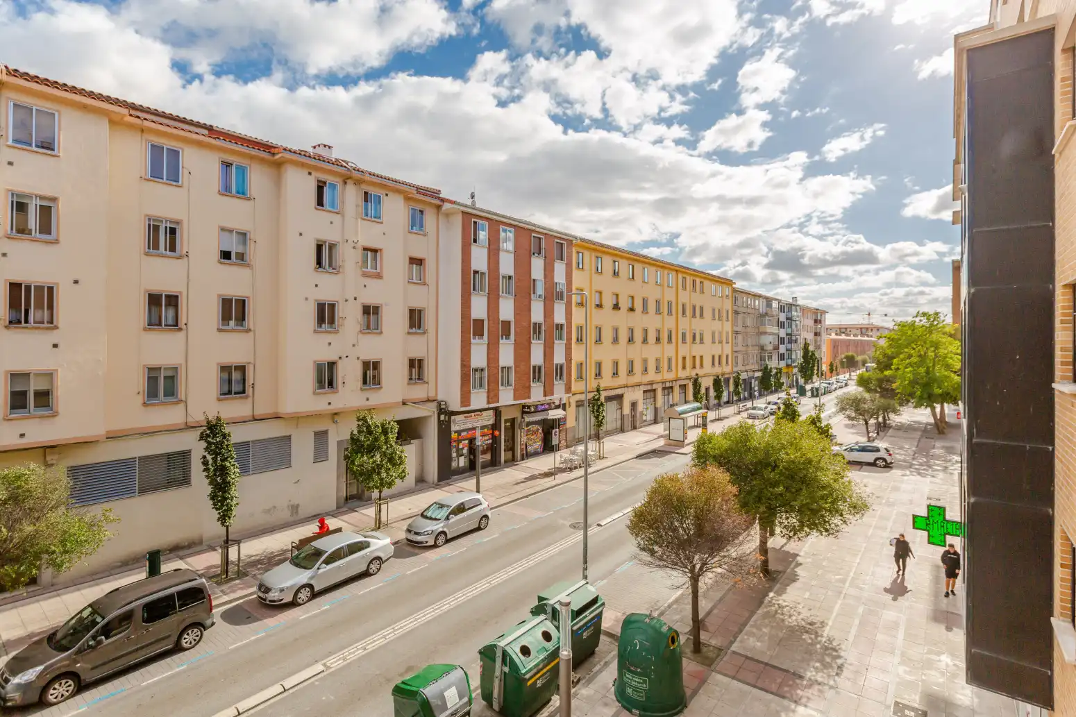 Vista exterior de Piso en venta en  Pamplona / Iruña con Calefacción, Parquet y Trastero