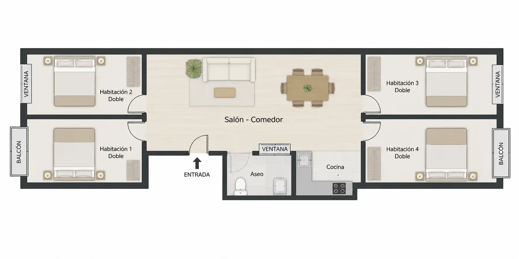 Flat with terrace for sale in Carrer Nou de la Rambla, imagen 33