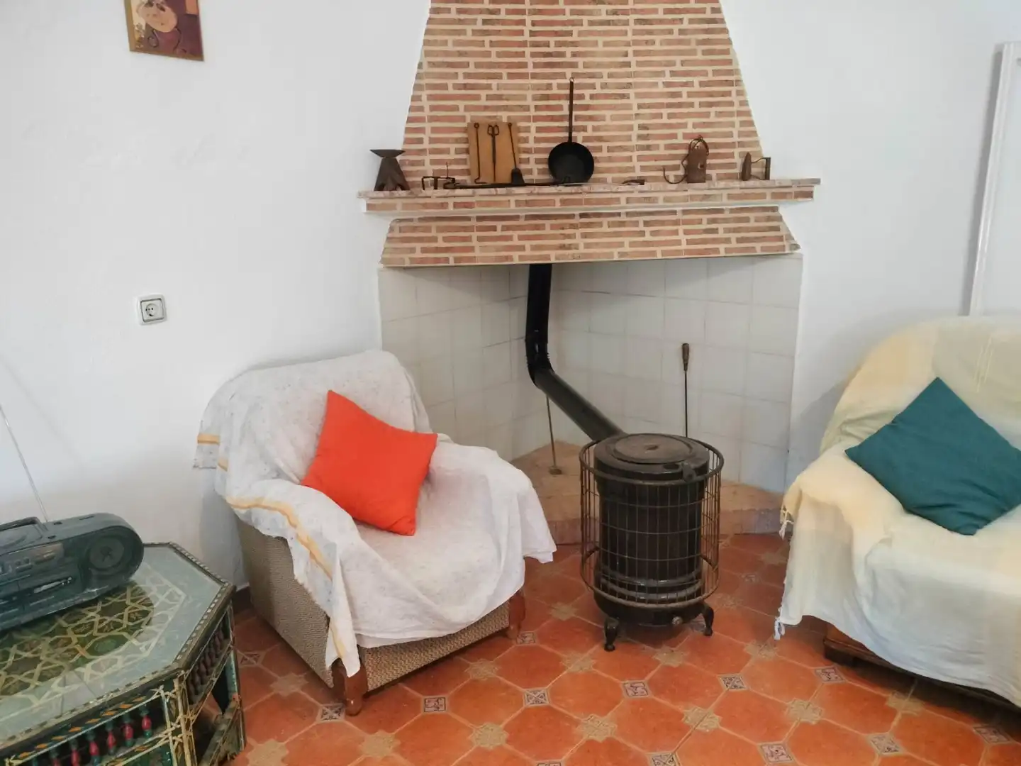 Wohnzimmer von Haus oder Chalet zum Verkauf in Almodóvar del Campo mit Heizung, Terrasse und Abstellraum
