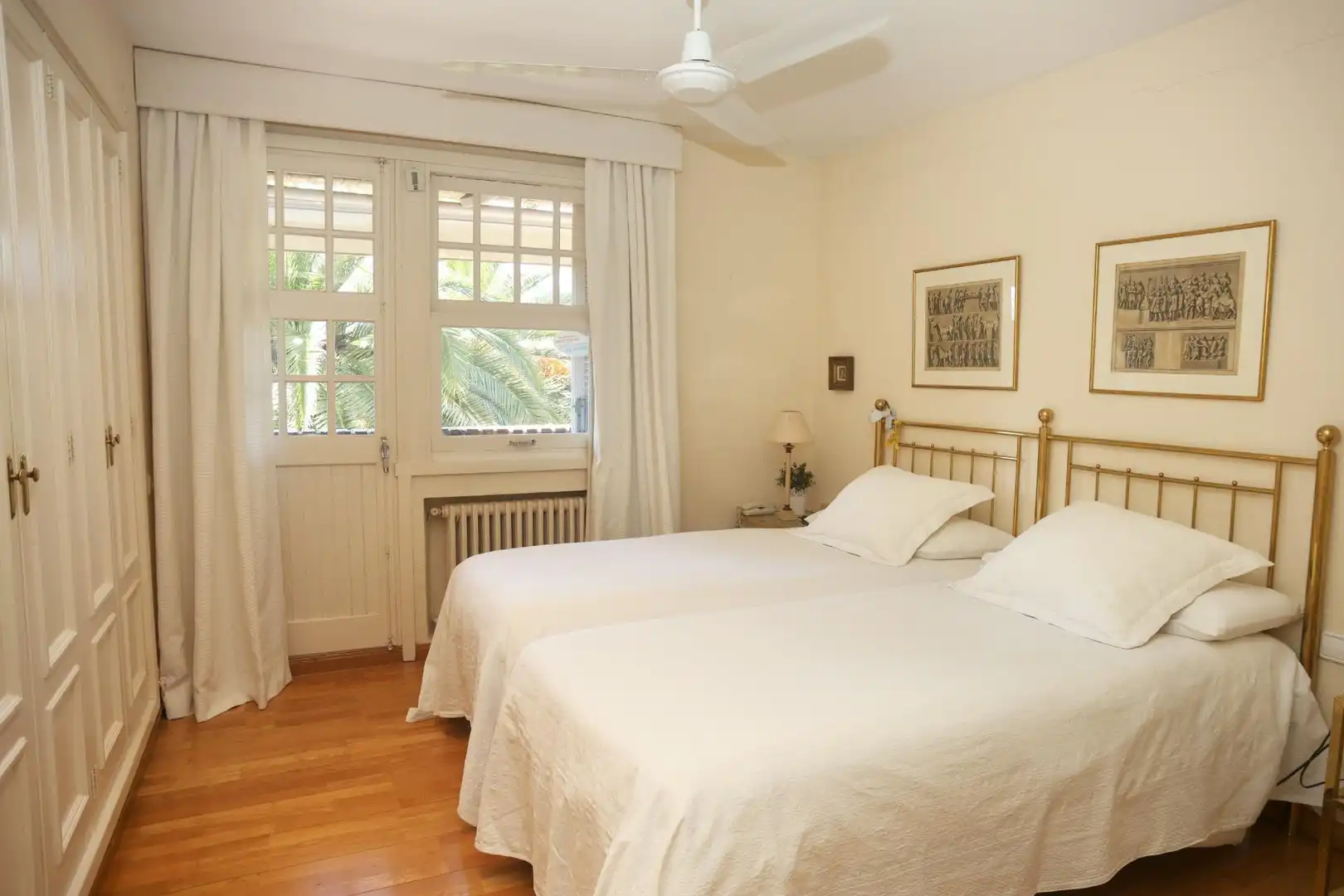 Schlafzimmer von Erdgeschoss zur Miete in Rocafort mit Klimaanlage, Heizung und Möbliert