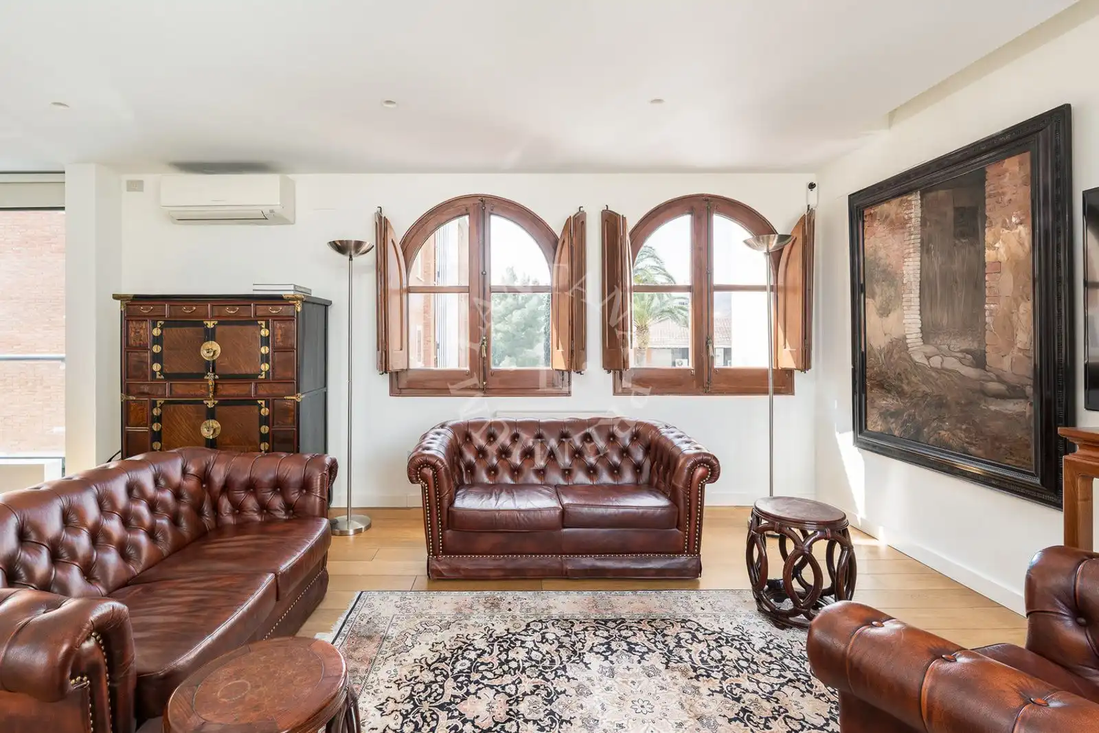 Sala de estar de Casa o chalet en venta en Barcelona con Calefacción y Terraza
